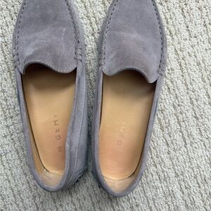 M. Gemi Classic Gray Suede Loafers